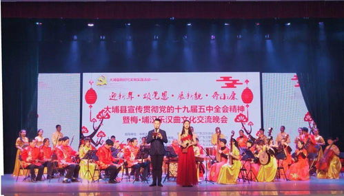 文艺动态 大埔县成功举办党的十九届五中全会精神宣传暨梅埔汉乐汉曲文化交流晚会